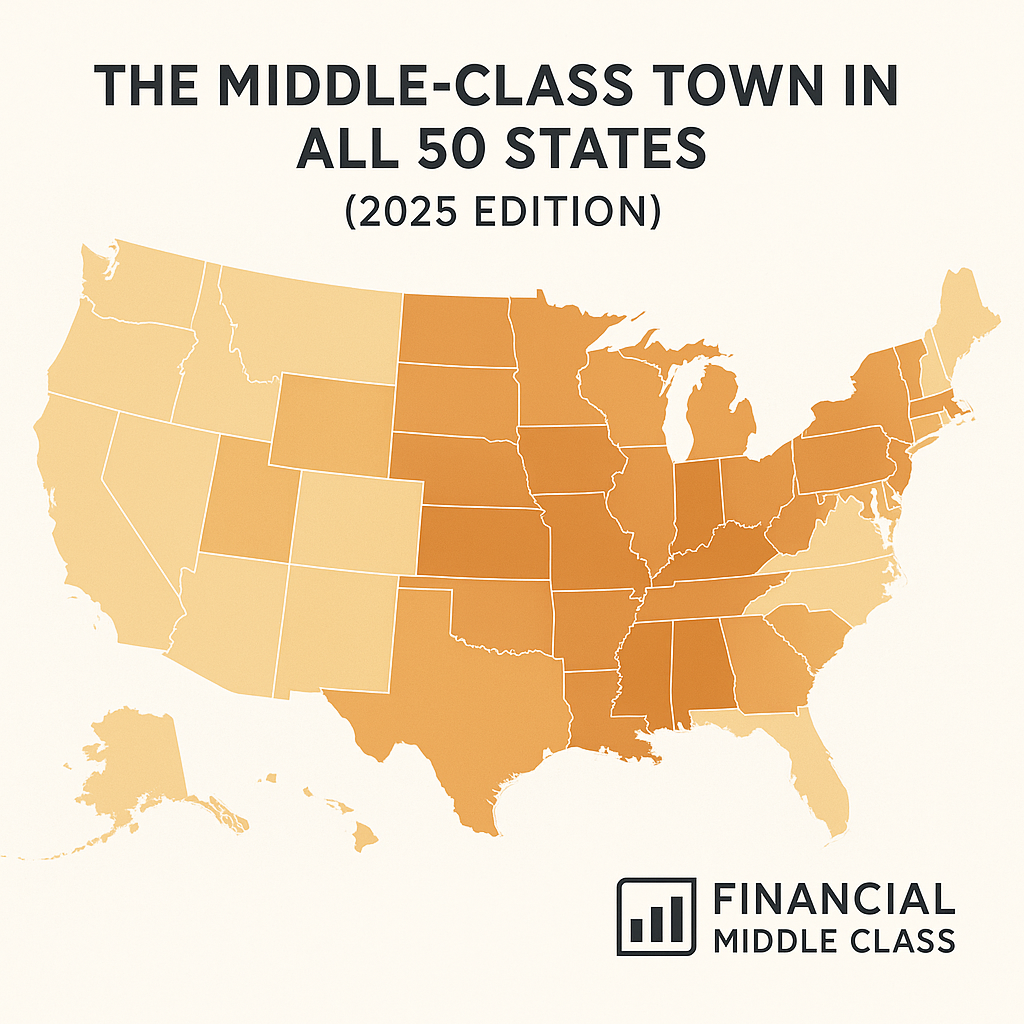 Financial Middle Class Index of Middle-Class Towns (2025 Edition)