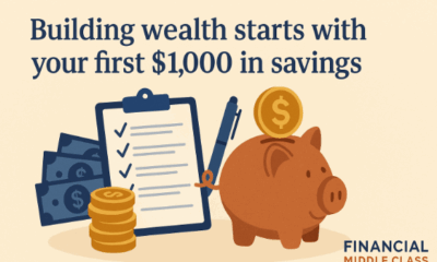 Building wealth starts with your first $1,000 in savings.