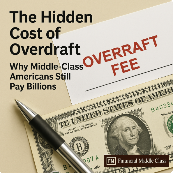Overdraft fees drain middle-class wallets. Financial Middle Class helps you fight back.