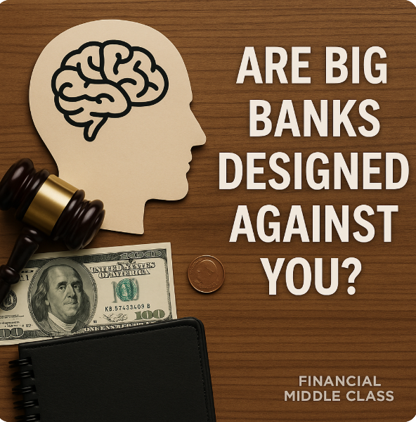 Behavioral economics reveals how banks profit from human biases. Financial Middle Class explains how to fight back.