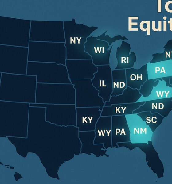 Top 15 States: Equity Gains Then vs. Now