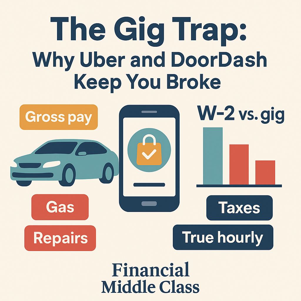 The Gig Trap: Why Uber and DoorDash Keep You Broke