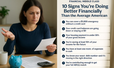 10 Signs You’re Doing Better Financially