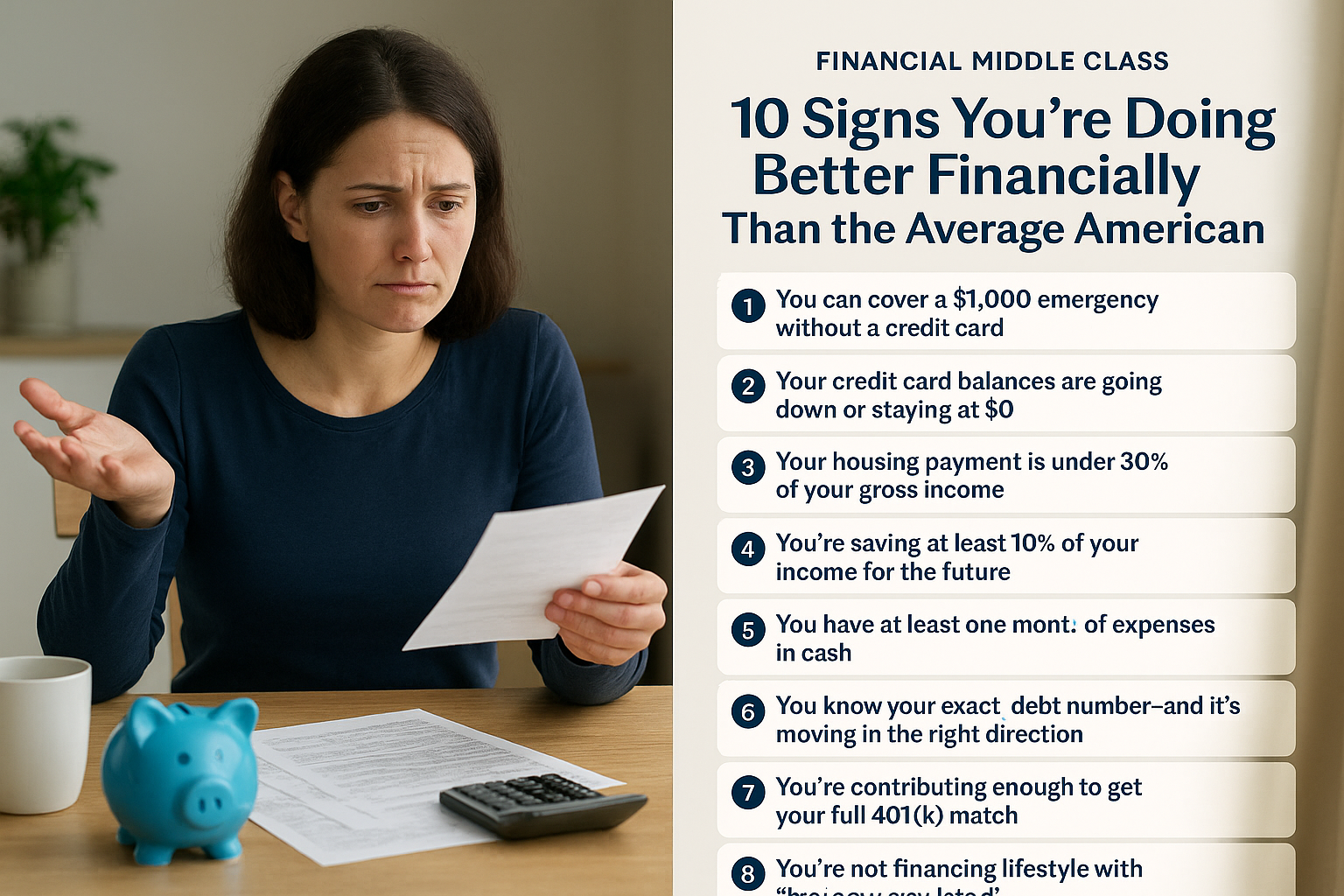 10 Signs You’re Doing Better Financially