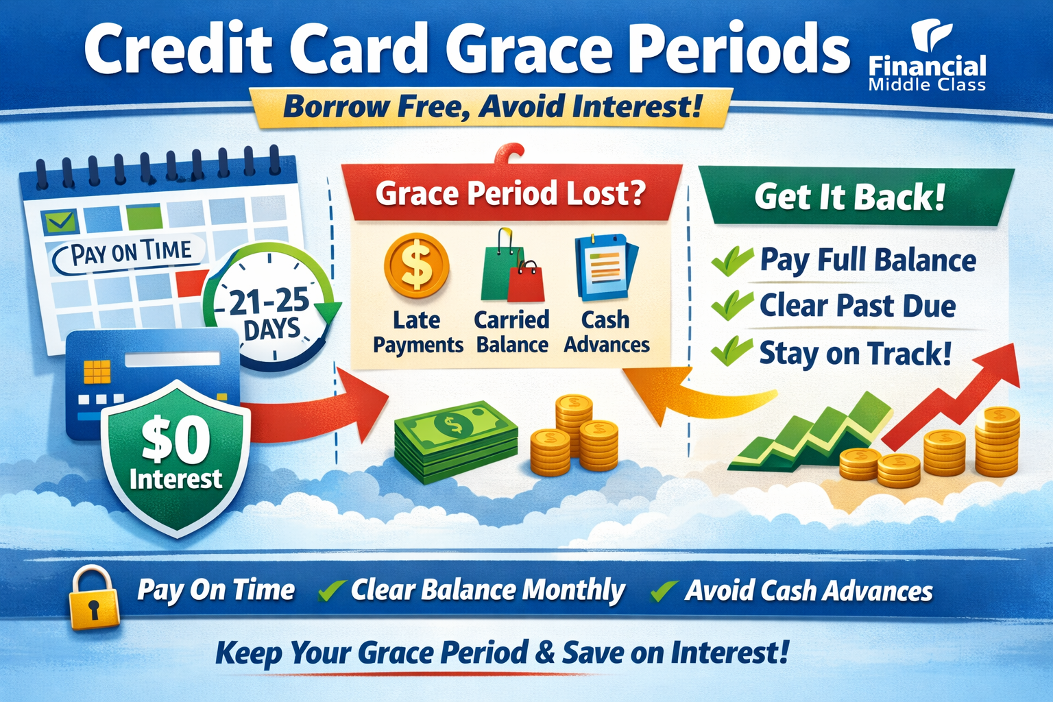 Credit Card Grace Periods: Borrow Free, Avoid Interest