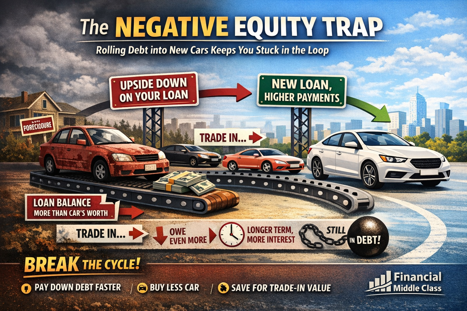 Negative Equity Trap: Stop Rolling Debt Into New Cars