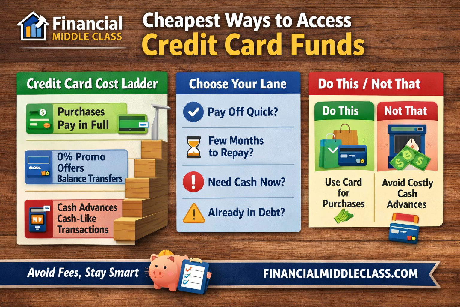 Cheapest Ways to Access Credit Card Funds (Avoid Fees)