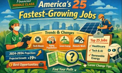 America’s 25 Fastest-Growing Jobs (BLS 2024–2034)