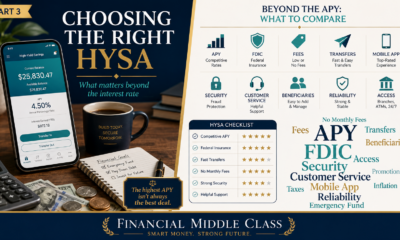 Comparison of APY, fees, insurance, transfer speed, and account requirements for choosing the best HYSA